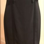 Hannah Hardy Tuxedo Look W/Small Bows In Front Sleeveless Black Dress Si… Size 10P Photo 4