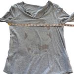 Zadig & Voltaire NWT  Long Sleeve Bedazzled skull top grey Gray size Small Photo 9