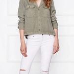 ANINE BING TUCKERNUCK WHITE COTTON STRETCH DISTRESSED SKINNY JEANS 26 Photo 3