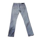 Bik Bok Vtg 90s Tough Love "Fritz Stripe" Jeans Pin stripes 32x35 Juniors 13-15 Photo 2