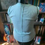 Pilcro and the Letterpress  slub blue S sleeveless top Photo 1