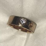Michael Kors Modern Brilliance Crystal Heart Ring Photo 5
