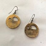 Seagull Earrings Hooks Cloisonne Beach Island VTG Photo 2