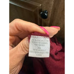 Charlotte Russe Women's Burgundy Velvet Mesh Peplum Blouse Juniors L Photo 8