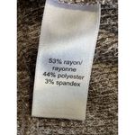 Maurice's  Brown Ribbed Knit Sweater 1/2 Collar Tiered Ruffle Long Sleeve‎ Size L Photo 5