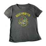 Harry Potter Hogwarts Crest Graphic Tee Size XL Gray Photo 2