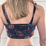 Ecote Floweral multi color crop top Photo 1