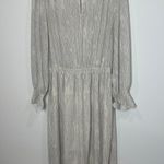 VERO MODA Aware Midi Long Sleeve Semi Sheer Dress Photo 0