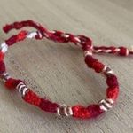Handmade Tori Bracelet, anklet, trendy, comfortable, tie, embroidery thread, woven, gift, Photo 0