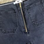 Honey Punch High Rise Zipper Black Flare Jeans Photo 2