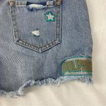 NFL Miami Dolphins  Team Apparel Distressed Frayed Blue Jean Shorts Women Size XL Photo 4