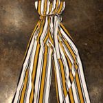 Yellow, Navy, And White Jumpsuit Multiple Size M Photo 1