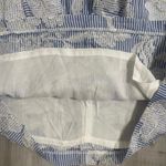 Waverly Grey Liberant Lace Floral Striped Dress Size M Adjustable Straps Blue Size M Photo 15