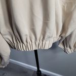 Rich Tan Cropped Military Style SHACKET from MARK ANDREW. SHIRT or JACKET! Size M Photo 6