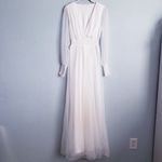 Baltic Born Layla White Long Sleeve Tulle Maxi Dress Photo 2