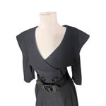 Bettie Page by Tatyana Little Black Dress Sz S Wiggle Pencil Skirt Pin Photo 3