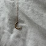 The Moon  pendent Necklace 
One Size 
Condition: good 
Color: gold Photo 0