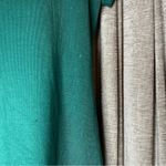 Pink Rose  Green Short Sleeve Turtleneck Tunic Sweater Size Large Photo 4