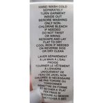 Elie Tahari Tan Jay Ribbed Knit Top Scalloped Neck Short Sleeve Casual White Small Photo 5