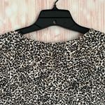 Old Navy  Tan Cheetah Leopard Print Long-Sleeve Mini Swing Dress Photo 8