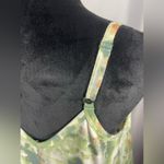 Zenana Womens Maxi Dress Green Orange Adjustable Straps Tank Sleeveless Sz L NEW Photo 6