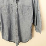 Anthropologie HESTER & ORCHARD x  | Chambray Denim Shirt Button Down | Size Small Photo 2