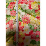 Lilly Pulitzer Women's White Pink Yellow Green Floral Lace Shorts Size 10 Photo 8