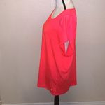 Danskin Now Neon Glow Orange Loose Fit Short Sleeve Athletic Shirt Size XL Photo 3