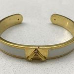 Super cute gold and white enamel "A" C. Wonder Photo 0