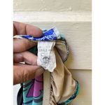 Vintage Rose Marie Reid Retro Green Black Purple Floral Swimsuit USA Made 10 Photo 3