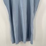 Equipment FEMME Tank Size Small Light Blue Racer *SAMPLE Stretch Ribbed Luxury Photo 7