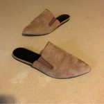 Jenni Kayne HANDCRAFTED COGNAC BROWN SUEDE LEATHER SLIDE MULE SLIDES (36) Photo 5