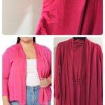 Avenue PLUS SIZE PINK CASCADE CARDIGAN Photo 1