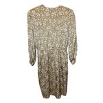 Liz Claiborne  Vintage Floral Print 100% Silk Dress Long Sleeve Size 14 Photo 1