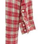Current/Elliott New Current Elliott Linen Cotton Blend Levee Western Plaid Shirt Dress Size 0 Photo 3