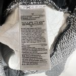 Gap Fit Boxy Quited Cowl Neck Black/White Sweatshirt Womens Size Medium Pockets Photo 5