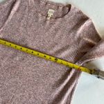 Rebecca Taylor La Vie  Sz M Pullover Knit Pink‎ Sweater Stretch Long Sleeves Photo 5
