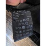 ALLSAINTS Mila Jean Cargo Pants Black Denim Jogger Womens Size 6 Millitary Chore Photo 3