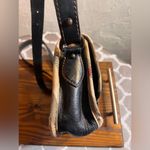 Burberry  Rare Vintage Black Crossbody Bag Nova Check trim magnetic snap on flap Photo 11