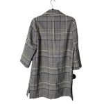 Black Label S. Oliver  SZ 8 oversized plaid blazer jacket Photo 1