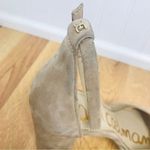 Sam Edelman  Yancy Tan Suede Block Heel Sandal Ankle Strap Peep Toe Beige Size 11 Photo 10