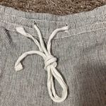 Caslon Womens Lounge Shortie Shorts Sz Medium Casual Sleepwear Grey White Drawstrings Photo 3