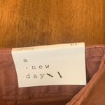 A New Day  NWT Chinos 8 Muted Dusty Rose Stretch High rise Strait Leg Photo 2