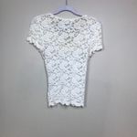 Kimchi Blue Women's Sm Cream Lace Button Up Blouse Photo 1