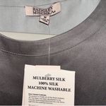 Badgley Mischka  Ombre Grey Loungewear Silk top (Size Medium) Photo 5