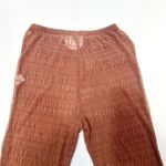 MORE TO COME Maxine Ruched Pant Set in Brown Small Photo 7