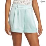 Alice + Olivia conry pleated satin short Photo 0