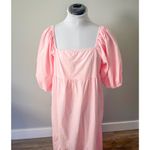 Zanzea Bridgeton Vibes Pale Pink Peasant Maxi Dress Photo 5