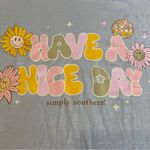 Simply Southern  Blue Short Sleeve Tee Casual Comfort Photo 1