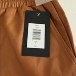 Bagatelle Faux Leather Joggers Cognac Brown NWT Photo 6